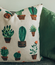 Succulent Oasis Cotton Cushion Covers