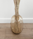 Elegant Fox Tail Glass Vase