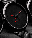 Stealth Mode Minimal Black Chronograph Watch
