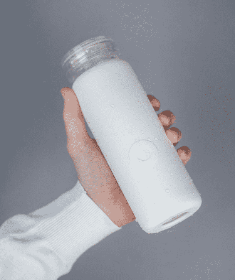 Pure Hydration White Sports Bottle