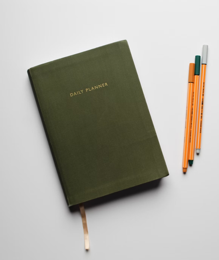 [DP4001-GREEN] Eco-Friendly Green Daily Planner