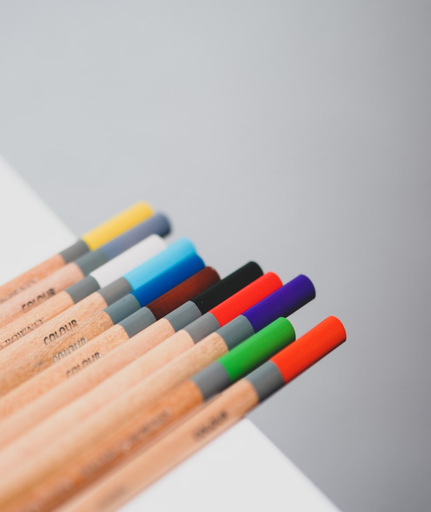 [CP4001-SET] Vibrant Set of 12 Colored Pencils