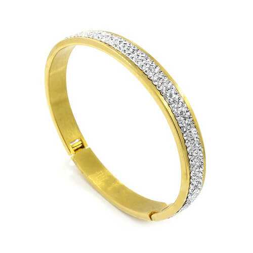 [WK-MP-SEL1-BANGLE3] Gold Plated Bangle3